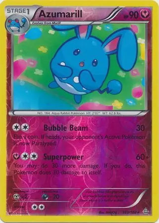 Primal Clash Azumarill #103/160 reverse holo